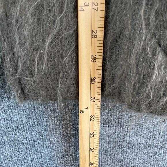 Vintage Alexon Jacket Womens M Mohair Fuzzy Open Front Old Money Quiet Luxury - Picture 10 of 11